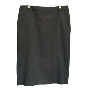 Cabi 430 Womens Gray Pencil Skirt Lined Stretch Business Professional Size 8